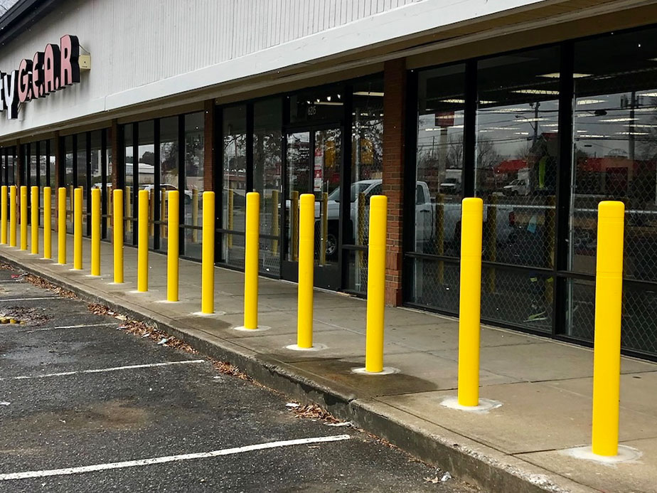 commercial bollard installation company in the Memphis Tennessee area.