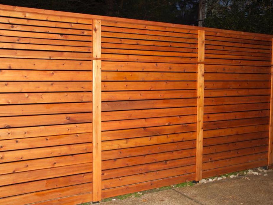 Bartlett TN horizontal style wood fence