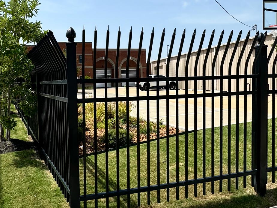Wrought iron and ornamental steel security fence Lakeland Tennessee